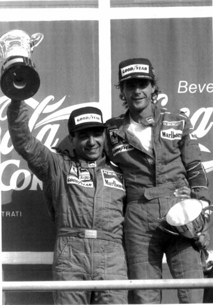 1988: doppietta Ferrari con Michele Alboreto (2) e Gerhard Berger (1)
